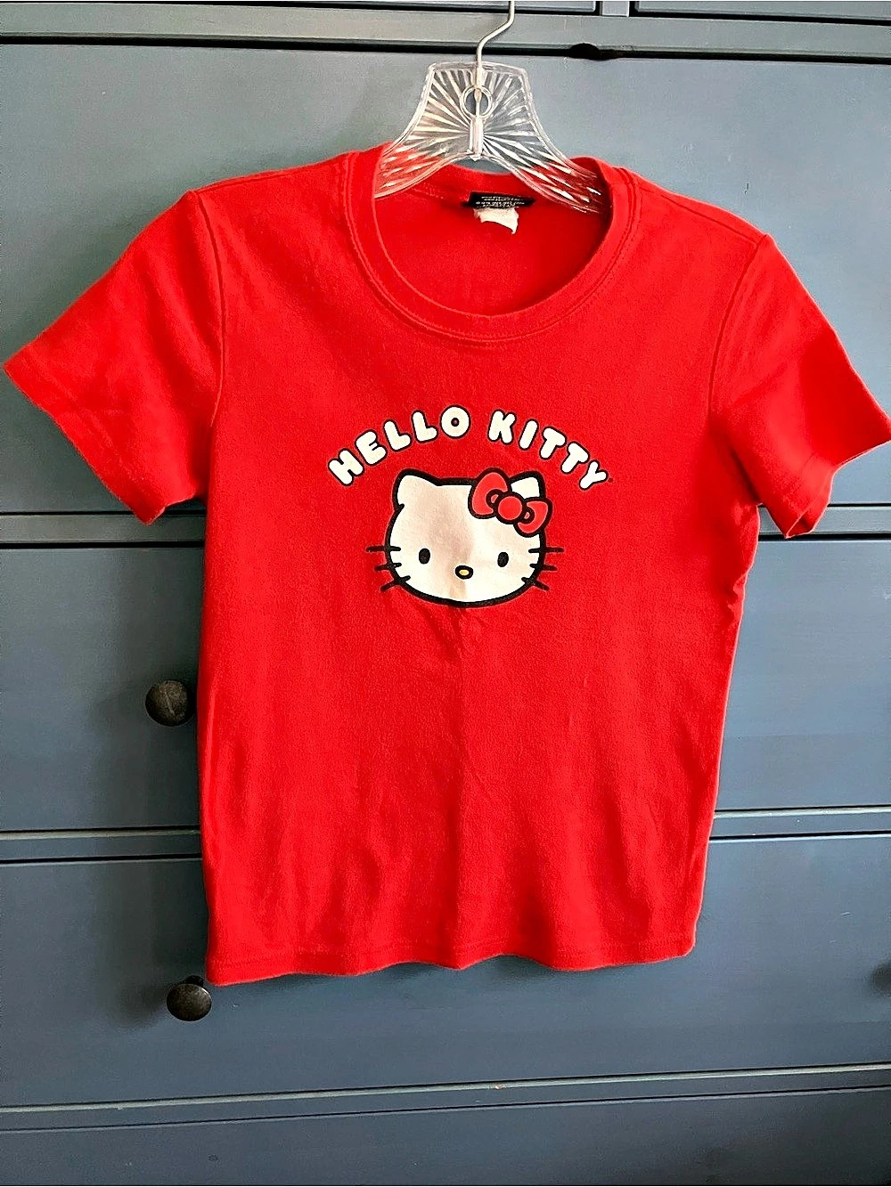 Sanrio Hello Kitty Red Graphic Short Sleeve Tee Like New